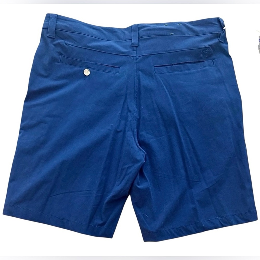 Southern Tide Classic Navy Flat Front Shorts - Picture 2 of 3